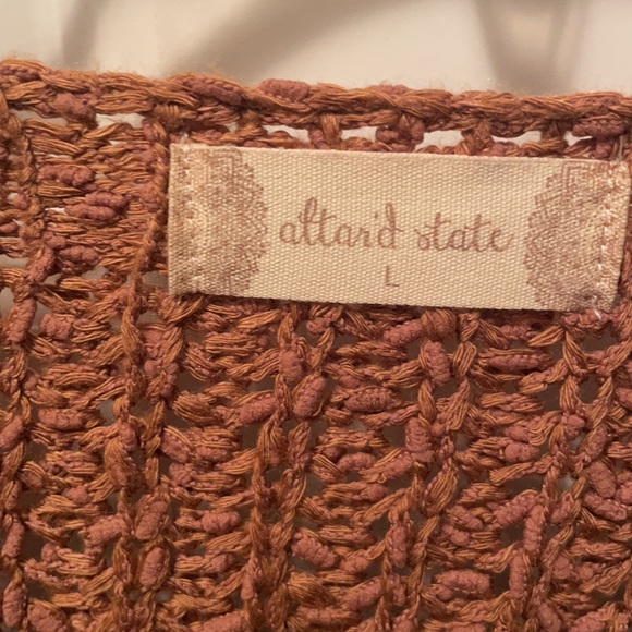 Altar’d State Sweater Brown Size L - Picture 2 of 3